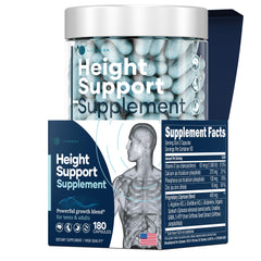 LM LILYNUTRAMOON height-bone-supplement-bottle supports growing bones with calcium.