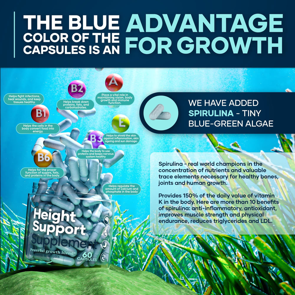 LM Lilynutramoon height capsules close-up for daily growth support