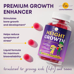 LM LILYNUTRAMOON Height Growth Gummies teen study snack supports focus and energy
