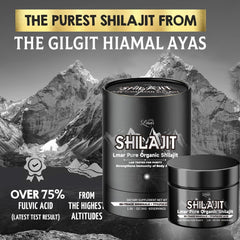 Lmar Shilajit Resin dissolving in water highlights convenient use