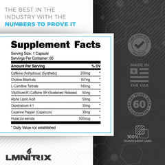 LMNITRIX packaging with gym-ready vibe suggesting plateau-breaker results.