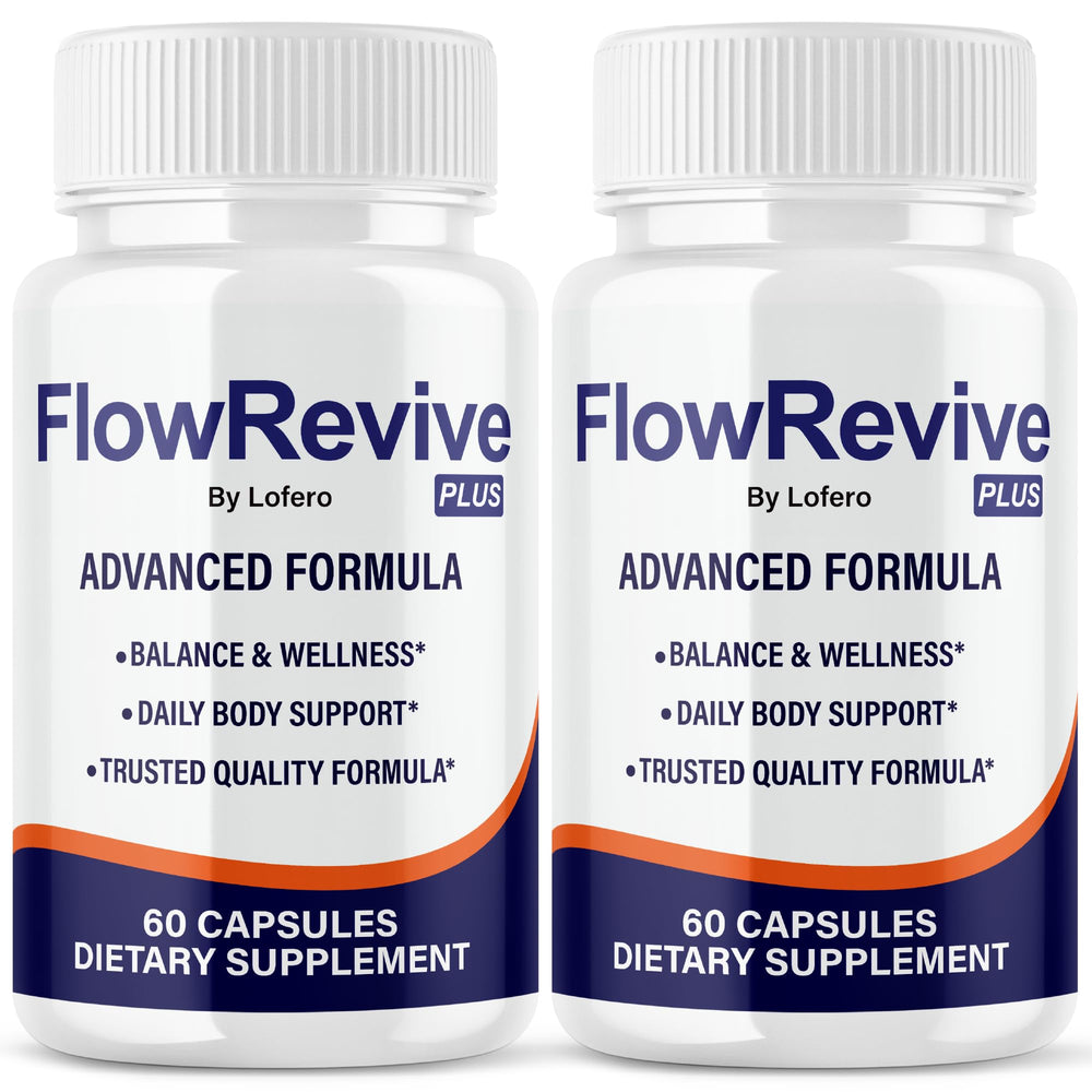 Lofero FlowRevive bottle front view supports urinary comfort for daily wellness.