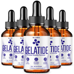 Lofero Gelatide Drops bottle closeup for daily wellness support