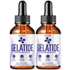 Lofero Gelatide Drops bottle shown, delivering gentle daily support for balance and energy.