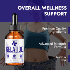 Lofero Gelatide Drops daily-use bottle highlighting easy routine integration