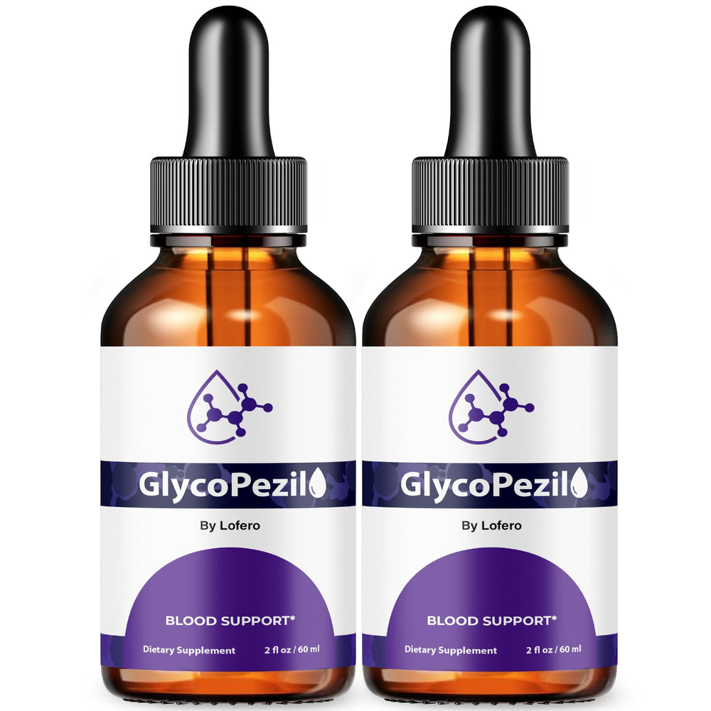 Lofero Glycopezil Drops bottle front highlights an easy daily wellness routine