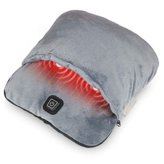 Lomitech electric foot warmer with heat and massage for relaxing feet at home