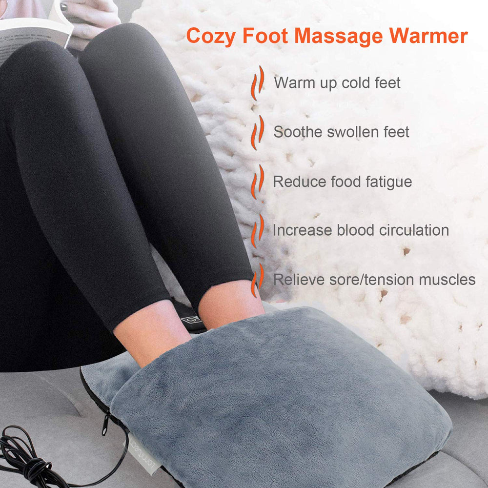 Lomitech heat-and-vibration setting provides soothing combined warmth and massage