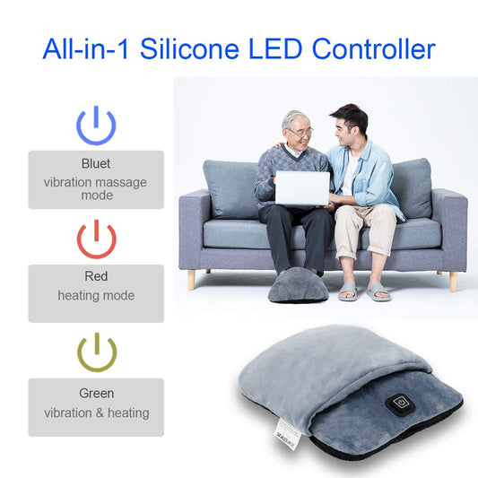 Lomitech electric foot warmer in heat-only mode delivering warm comfort on cold mornings