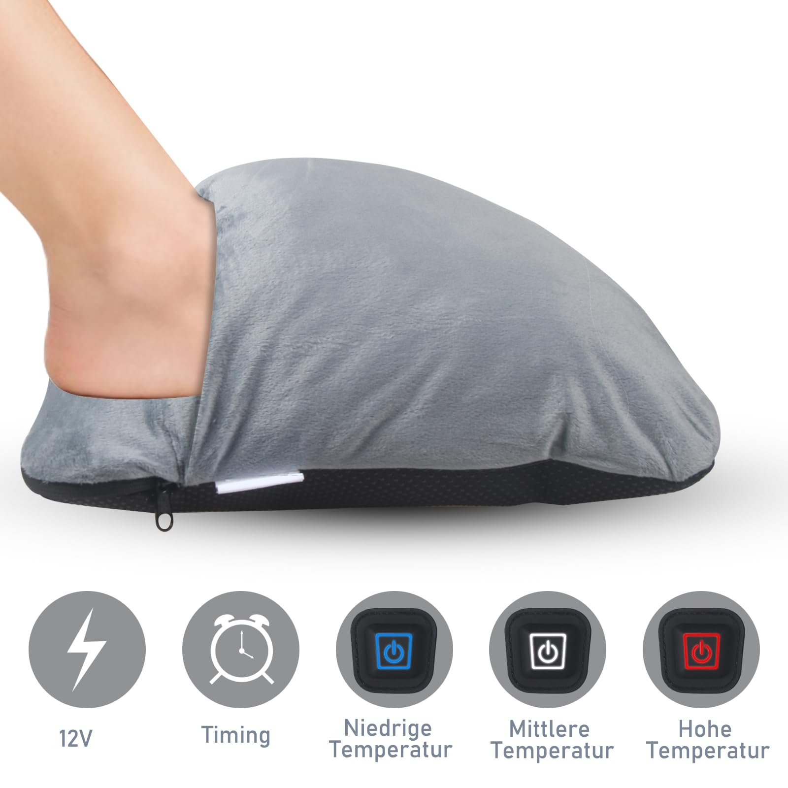 lomitech foot warmer plush cover shows ultra soft warmth for relaxation