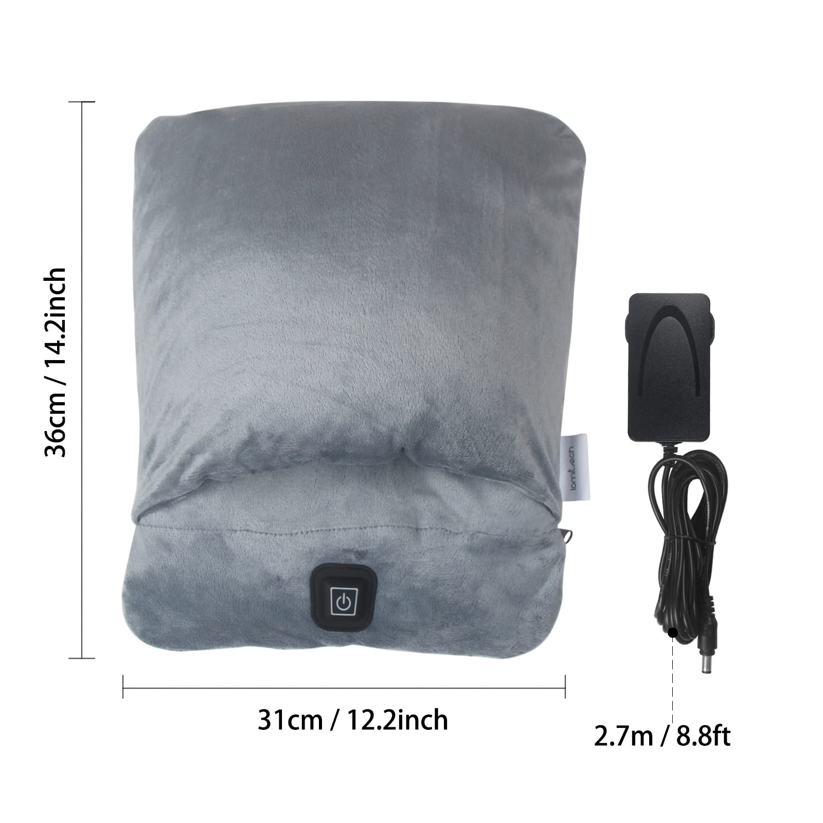 lomitech foot warmer three settings highlights customizable comfort for any chill