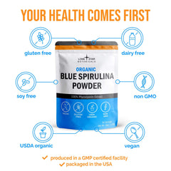 Natural coloring with Lone Star Botanicals blue spirulina powder