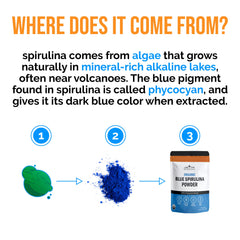 Lone Star Botanicals Non-GMO gluten-free vegan blue spirulina packaging