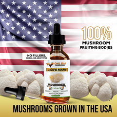 Lone Star Mushrooms Lions Mane extract stirred into tea for a simple wellness routine.
