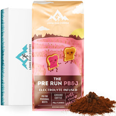 Long Run Coffee peanut butter jelly brew cup energizing your training.