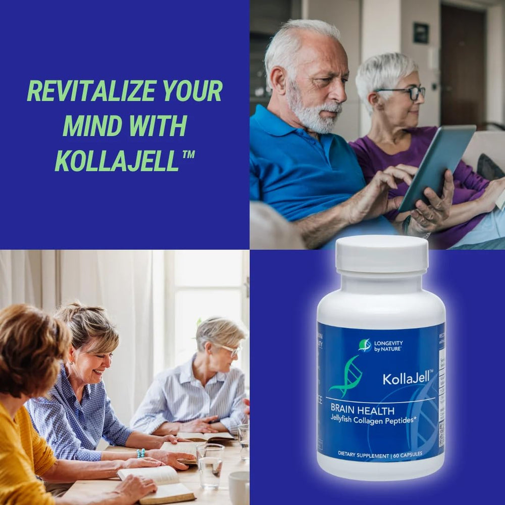 Longevity by Nature KollaJell brain-support-visual highlights memory and focus potential.