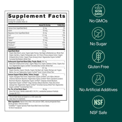 Longevity Rx Liv120 mulberry visuals suggest natural antioxidants for daily wellness.