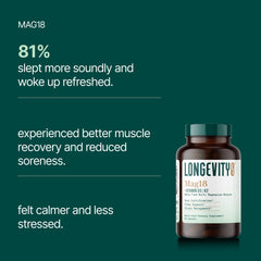 Longevity Rx Mag18 carrying user with light weights conveys muscle and focus benefits.
