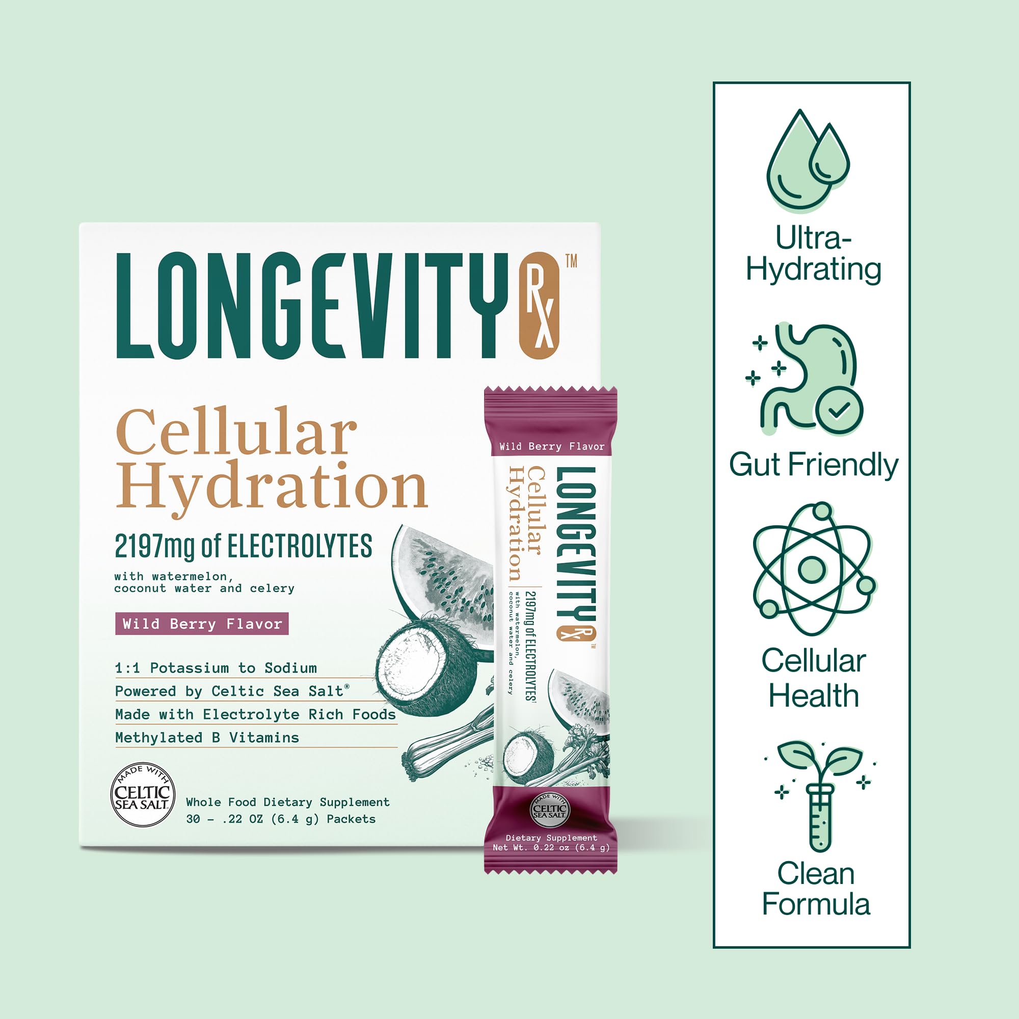 Longevity Rx on-the-go setup showing portable hydration for workouts or travel