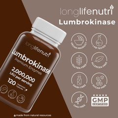 LongLifeNutri Lumbrokinase daily-use setting demonstrates convenient wellness support.