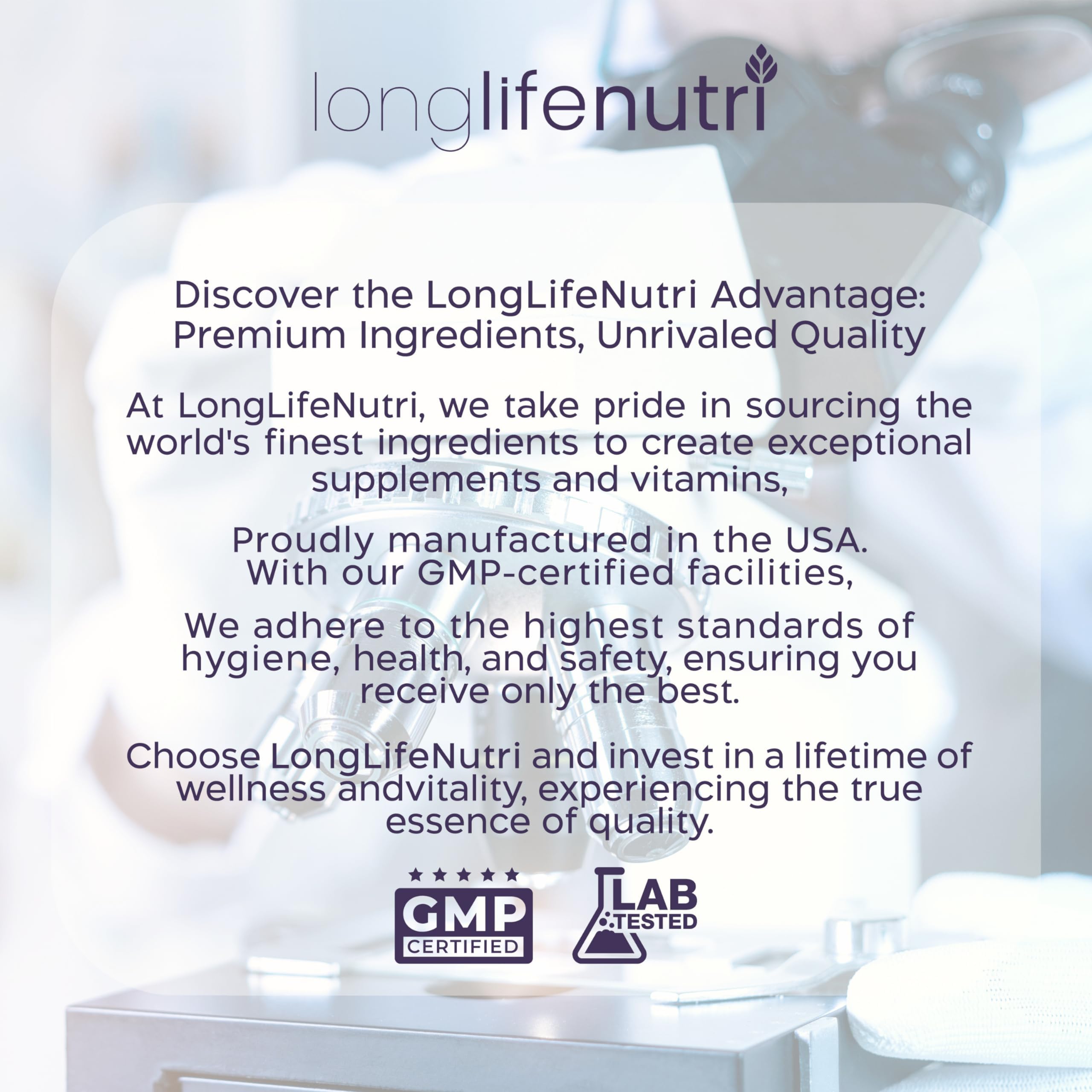 Product badge highlights non-GMO and soy-free formula