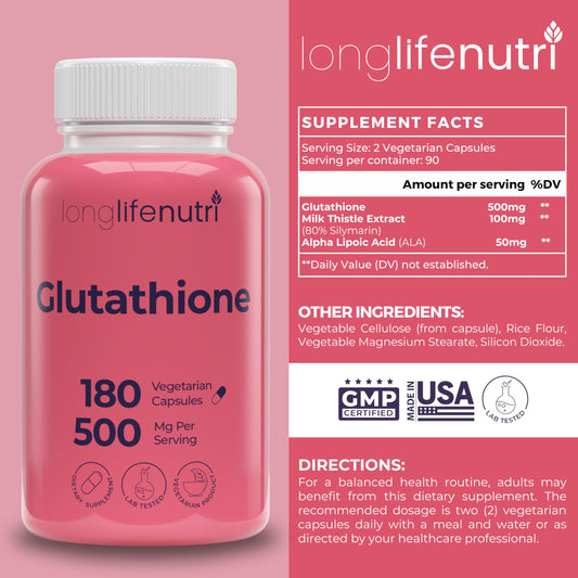 LongLifeNutri Milk Thistle ingredient highlighting natural extract