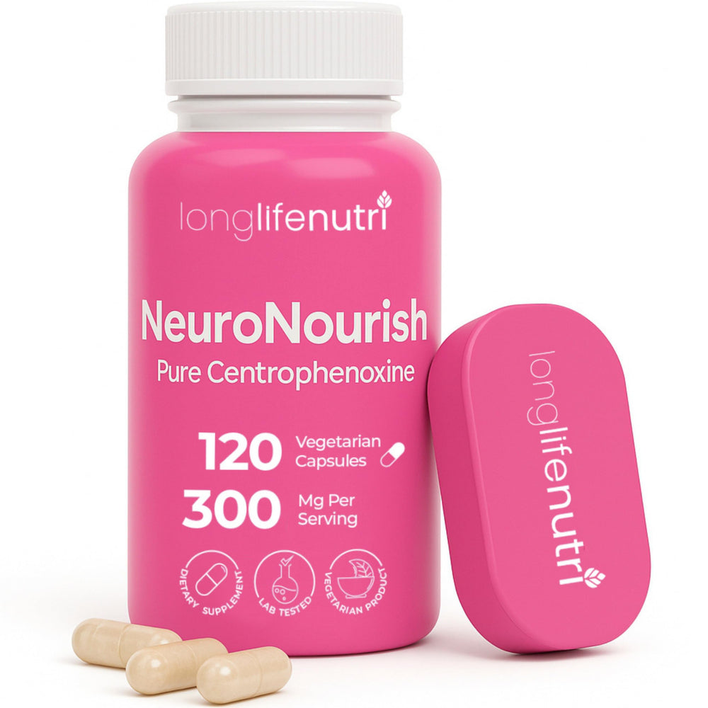 LongLifeNutri NeuroNourish bottle front for daily focus support