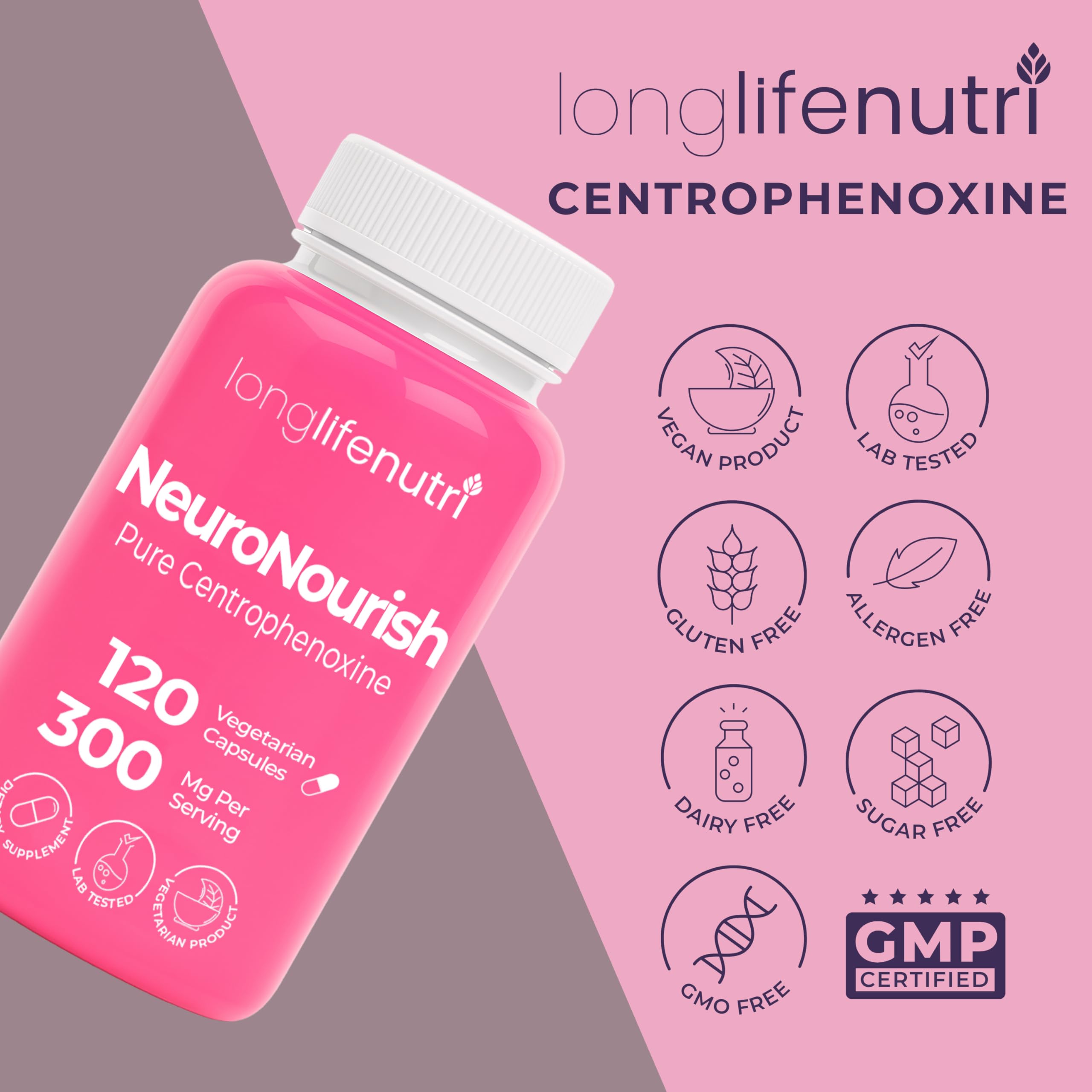 LongLifeNutri NeuroNourish USA-made stamp on jar
