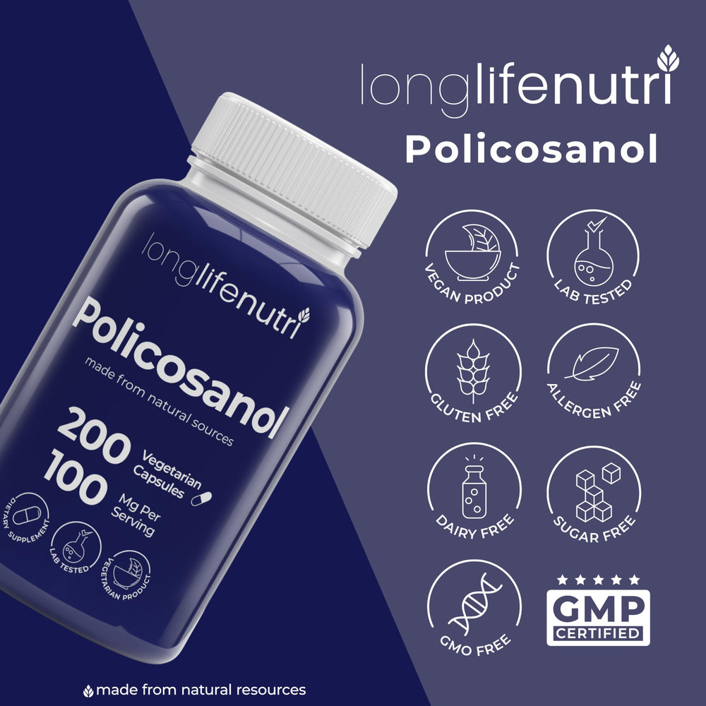 LongLifeNutri Policosanol pill organizer included with bottle