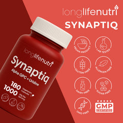 Synaptiq daily-use-ready dose row suggesting routine integration.