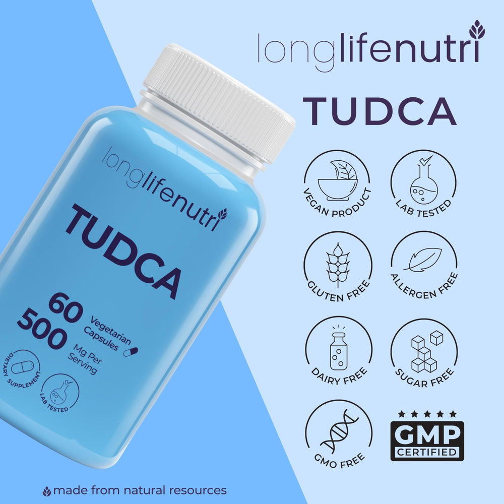 LongLifeNutri TUDCA pill organizer for daily routine