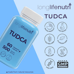 LongLifeNutri TUDCA pill organizer for daily routine