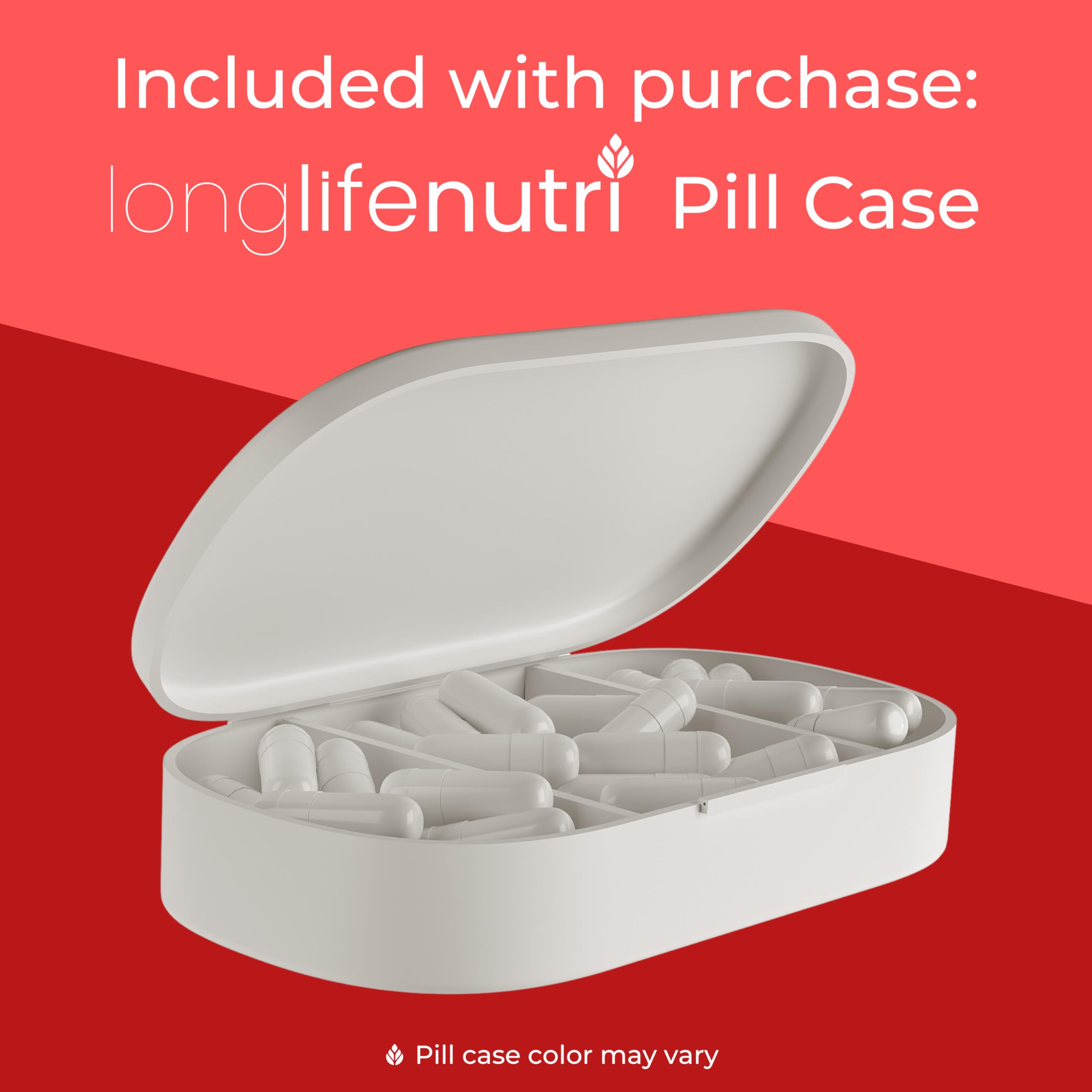 LongLifeNutri Urolithin A+ made in USA stamp highlighting strict quality controls.