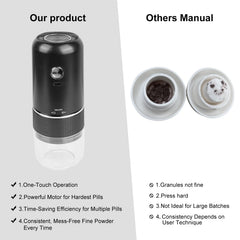 LONGMON ceramic grinding core provides rust-proof, clean powder texture.