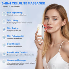 Longzhuo 3-in-1 body sculpting large cup close-up for deep-area suction.
