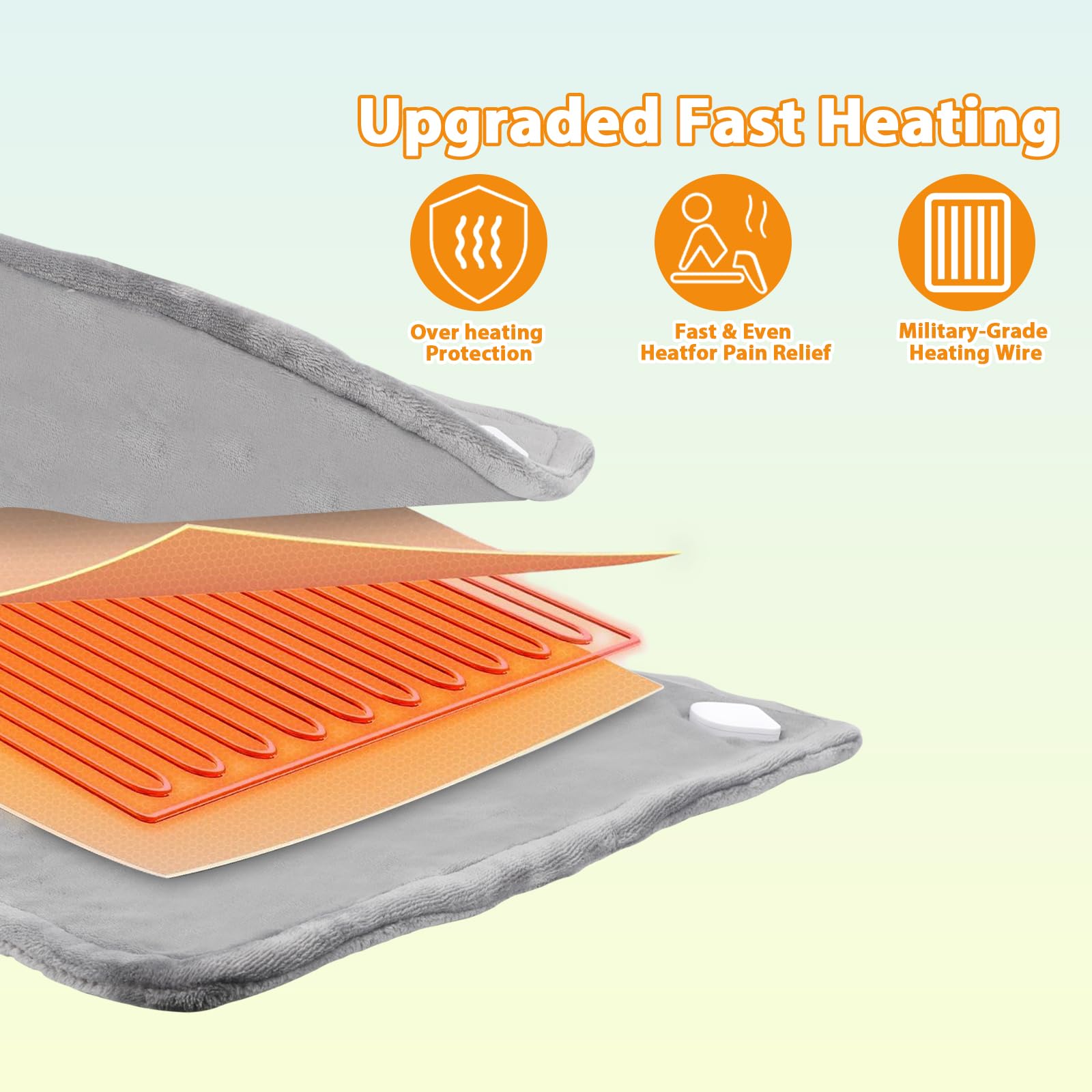 Longzhuo pad with 9 heat levels allows customized comfort.