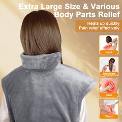 Longzhuo heating pad with side-wrapped waist design provides even heat coverage.