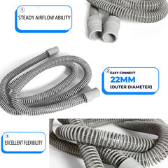LonXFan backup hose set keeps CPAP supply ready.