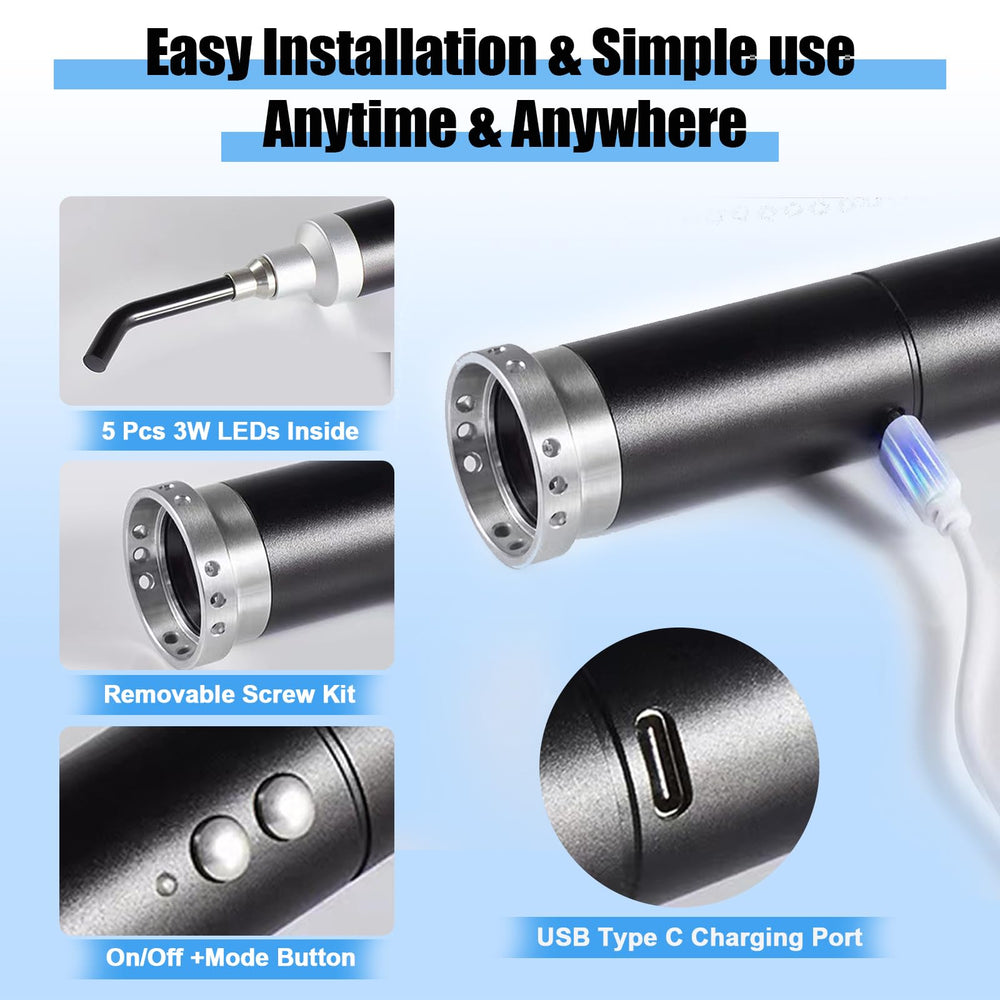 Loonlai device with detachable tip attached for facial therapy