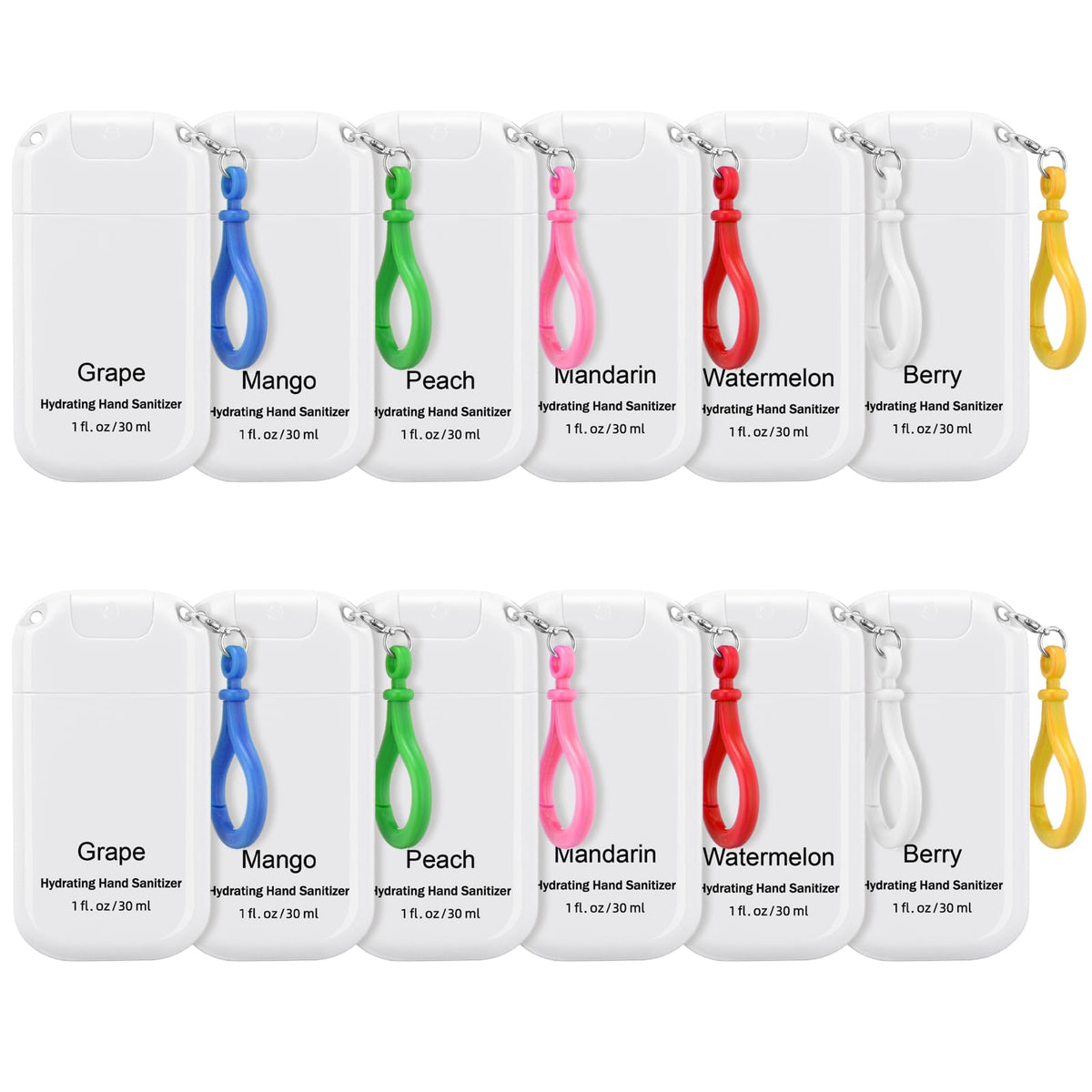 Loopeer mini sanitizer spray keychain in berry scent for on-the-go freshness and hygiene