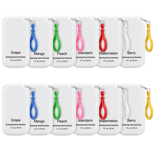 Loopeer mini sanitizer spray keychain in berry scent for on-the-go freshness and hygiene