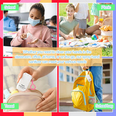 Loopeer mini sanitizer spray keychain in grape scent for daily hygiene on the go