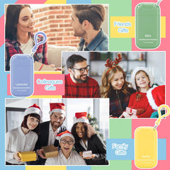 Loopeer 1oz travel-size bottle fits purses and backpacks.
