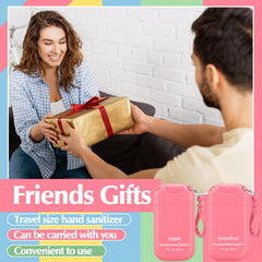 Loopeer watermelon scent pink mini sanitizer keychain keeps family prepared