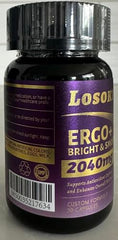 Losoki Ergo+ 2040 mg capsules closeup emphasizes easy daily dosage