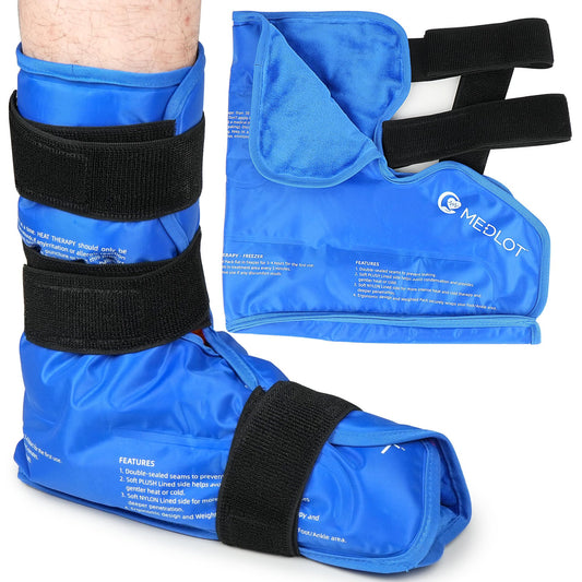 LotFancy foot ankle ice pack wrap provides full coverage for targeted relief.