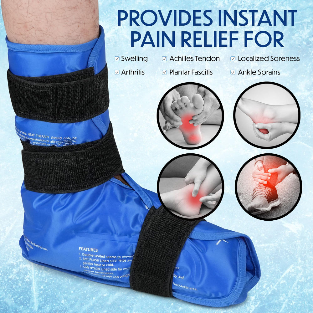 LotFancy latex-free, non-toxic gel pack remains pliable when frozen.