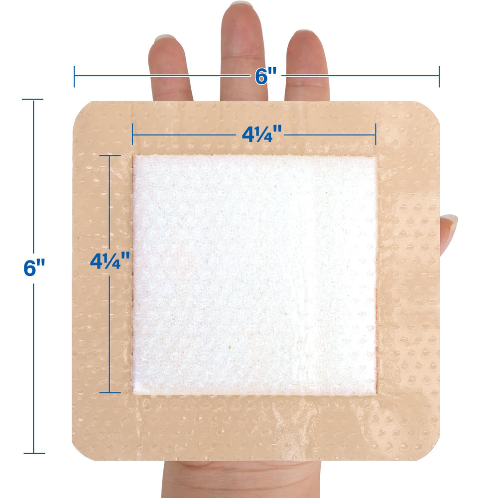 LotFancy silicone foam dressing foam core detail for exudate management