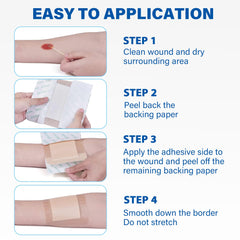 LotFancy latex-free dressing gentle on sensitive skin