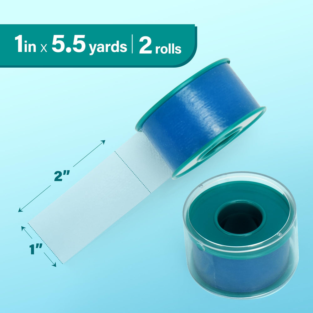 LotFancy silicone tape close-up reveals translucent breathable texture.